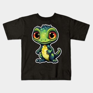 Cute Gecko - Gecko Mom Funny Geckos Kids T-Shirt